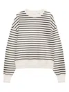 Anine Bing Dean Striped Sweatshirt