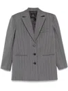 Anine Bing Decan Blazer In Grey