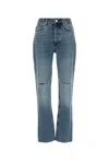 Anine Bing Bruno Denim Five Pocket Belt Loop Jeans In Blue