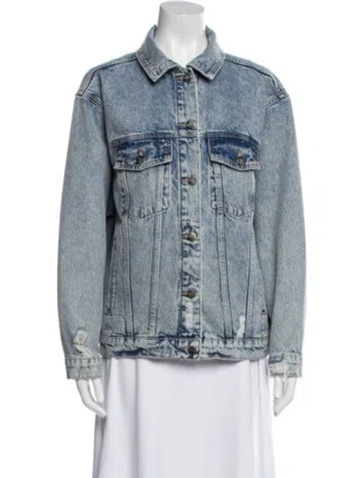 Pre-owned Anine Bing Denim Jacket In Blue