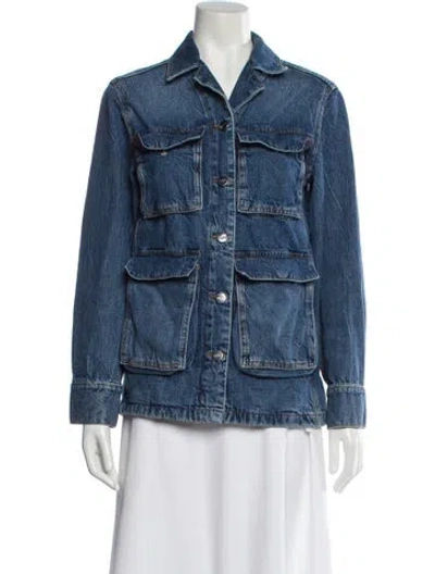 Pre-owned Anine Bing Denim Jacket In Blue