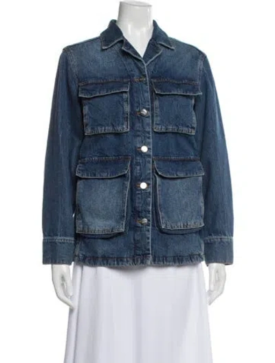 Pre-owned Anine Bing Denim Jacket In Blue