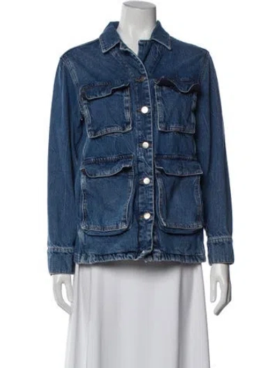 Pre-owned Anine Bing Denim Jacket In Blue