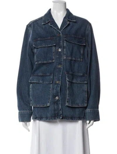 Pre-owned Anine Bing Denim Jacket In Blue