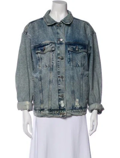 Pre-owned Anine Bing Denim Jacket In Blue