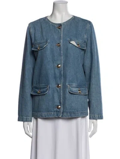 Pre-owned Anine Bing Denim Jacket In Blue