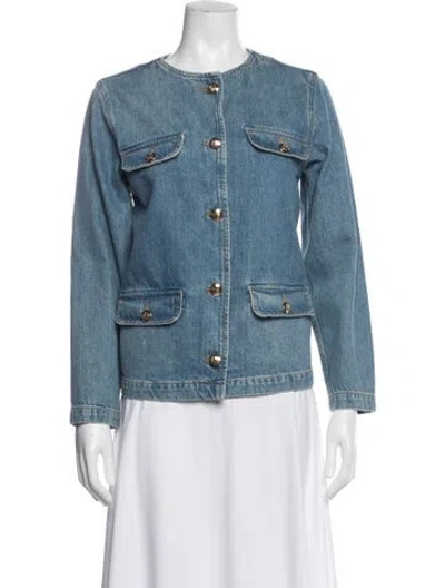 Pre-owned Anine Bing Denim Jacket In Blue