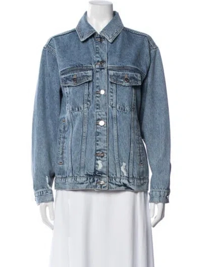 Pre-owned Anine Bing Denim Jacket In Blue