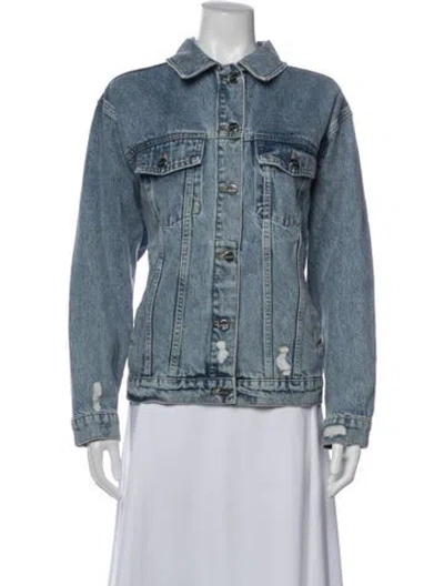 Pre-owned Anine Bing Denim Jacket In Blue
