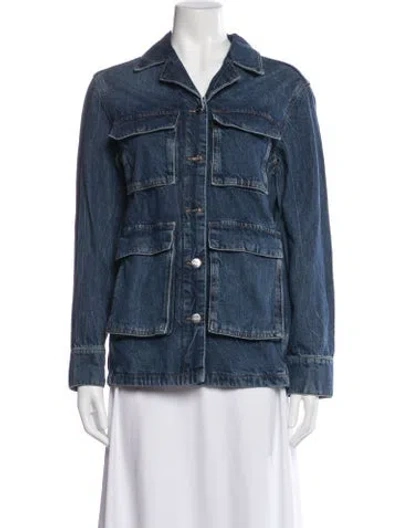 Pre-owned Anine Bing Denim Jacket In Blue