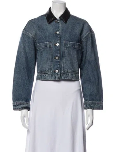 Pre-owned Anine Bing Denim Jacket In Blue