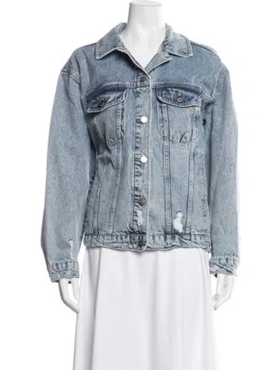 Pre-owned Anine Bing Denim Jacket In Blue
