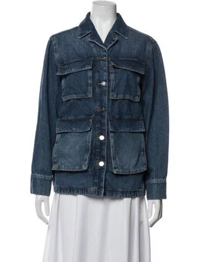 Pre-owned Anine Bing Denim Jacket In Blue