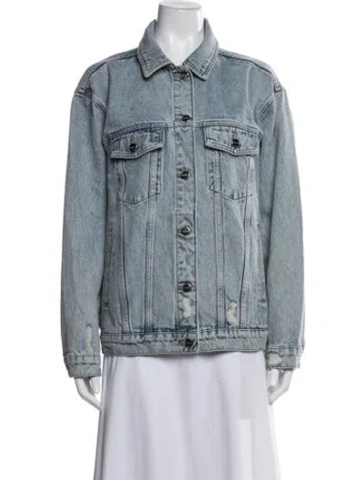 Pre-owned Anine Bing Denim Jacket In Blue