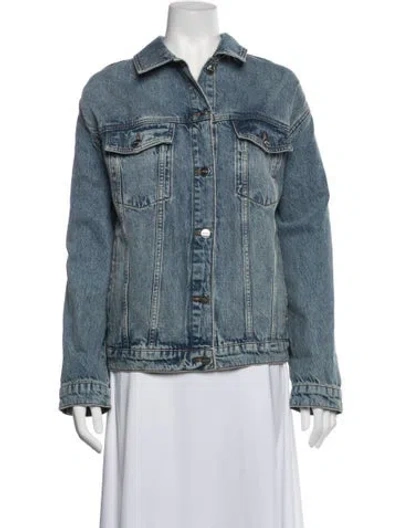 Pre-owned Anine Bing Denim Jacket In Blue