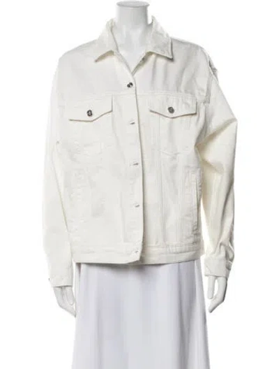 Pre-owned Anine Bing Denim Jacket In Neutrals