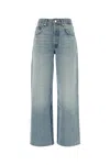 Anine Bing Five-pocket Denim Trousers Featuring Belt Loops In Blue