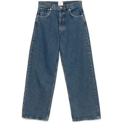 Anine Bing Straight Jeans In Blue