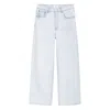 Anine Bing Denim Wide-leg Jeans In Blue