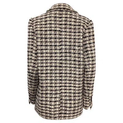 Anine Bing Diana Tweed Blazer In Multicolor Polyester
