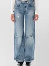 Anine Bing Distressed Denim With Belt Loops