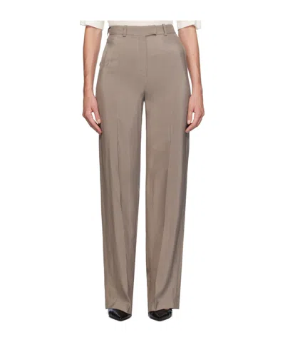 Anine Bing Dolan High-rise Casual Pants In Nude