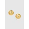 Anine Bing Large Dome Earrings In Gold In Gold