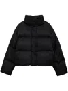Anine Bing Long Sleeve Cotton Coat In Black