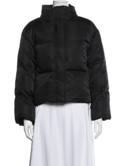 Pre-owned Anine Bing Down Coat In Black