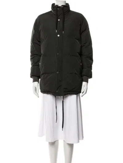 Pre-owned Anine Bing Down Jacket In Green