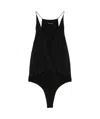 Anine Bing Black Cross-body In Stretch Fabric In Black
