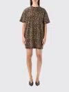 Anine Bing Dress  Woman Color Multicolor In Animal Print