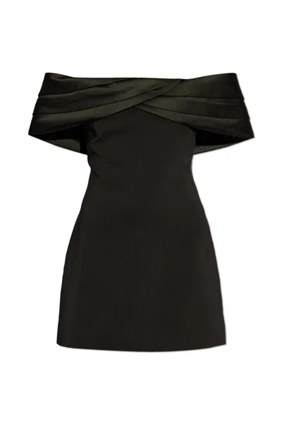 Anine Bing Dress Fleur Short In Black