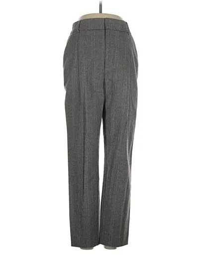 Pre-owned Anine Bing Dress Pants In Gray