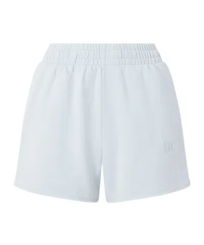 Anine Bing Elastic Waist Shorts In Blue