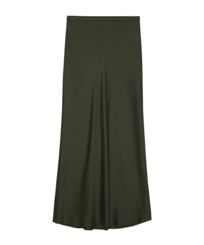 Anine Bing Elastic Waist Skirt In Black