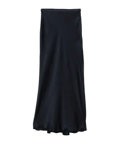 Anine Bing Flared Midi Skirt In Black