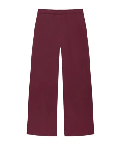 Anine Bing Elastic-waist Athletic Pants In Red