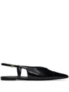 Anine Bing Elena Ballerina Shoes In Black