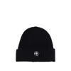 Anine Bing Rib Knitted Hat In Black