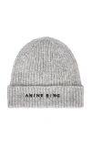 Anine Bing Elia Beanie In Gray