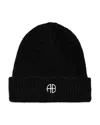 Anine Bing Rib Knitted Hat In Black