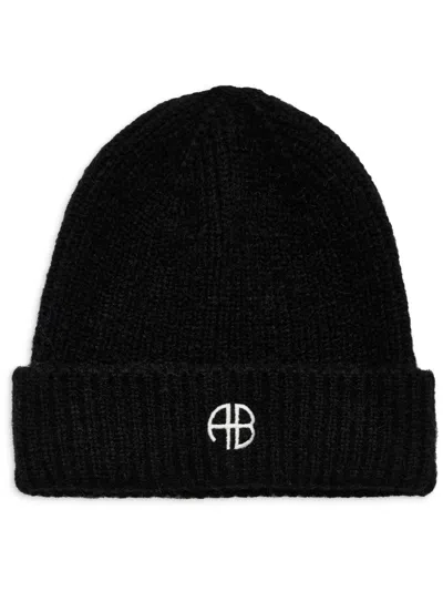 Anine Bing Elia Beanie In Black