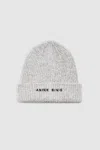 Anine Bing Elia Beanie In Light Heather Grey In Grey