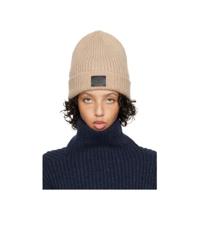 Anine Bing Elia Chunky-knit Beanie In Black