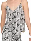 Anine Bing Ellen Python Print Lace Top In Multi