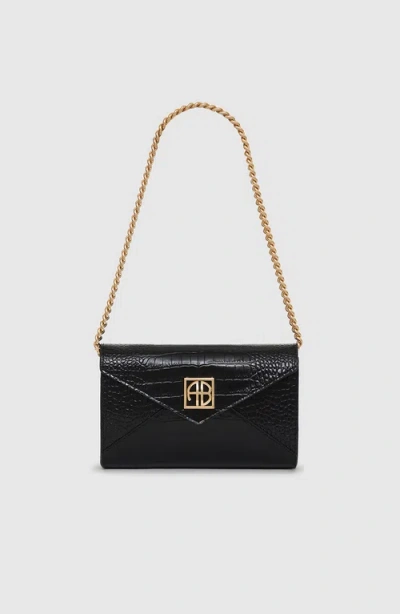 Anine Bing Elly Clutch In Black