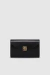 Anine Bing Elly Clutch In High-shine Black In Black