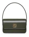 Anine Bing Elly Shoulder Bag In Black Embossed In Green/gold