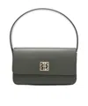 Anine Bing Elly Shoulder Bag In Black Embossed In Black